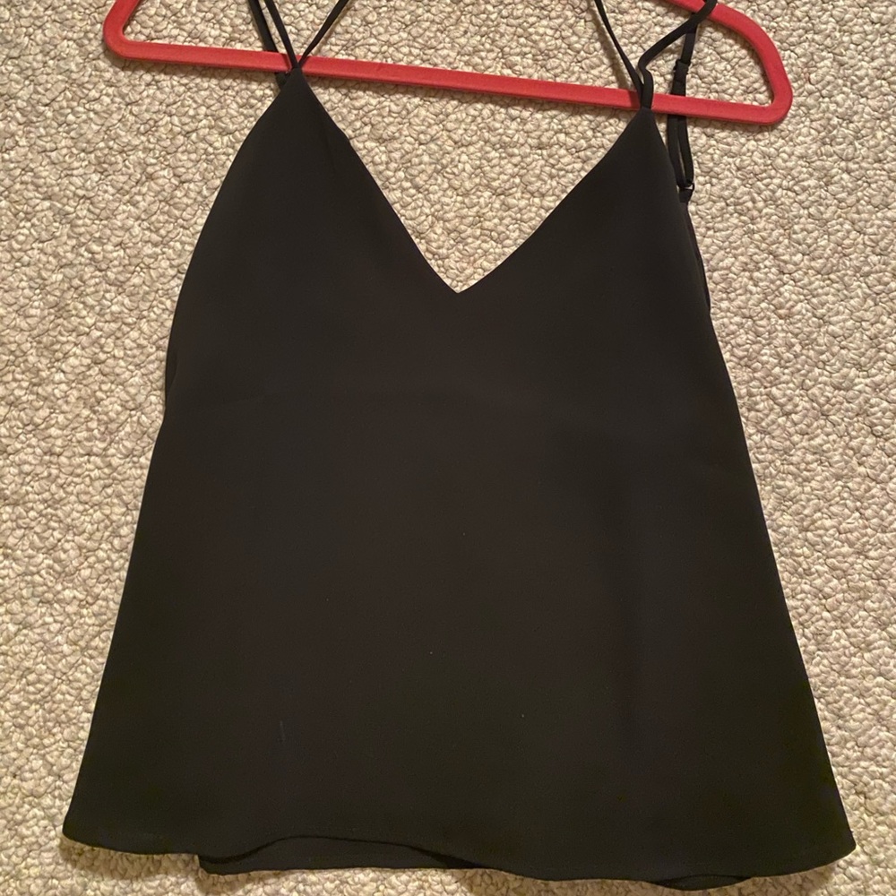 Tobi Black Flowy Top